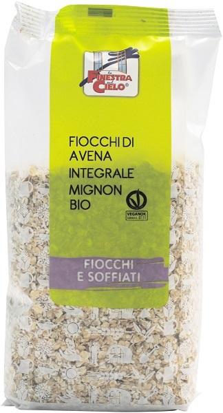 FIOCCHI DI AVENA INTEGRALE MIGNON BIO 500 G - Farmafamily.it