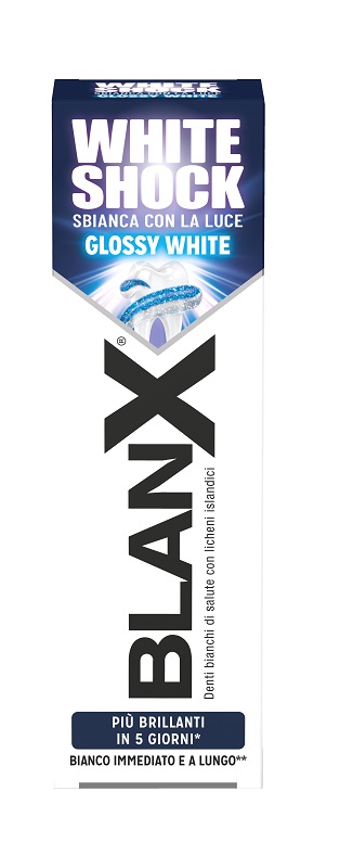 BLANX WHITE SHOCK SBIANCANTE DENTI 75 ML - Farmafamily.it