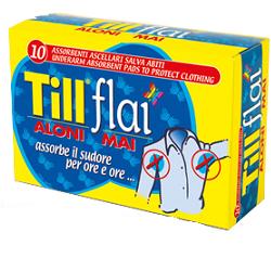 TILL FLAI ASSORBENTI ASCELLARI 10 PEZZI - Farmafamily.it