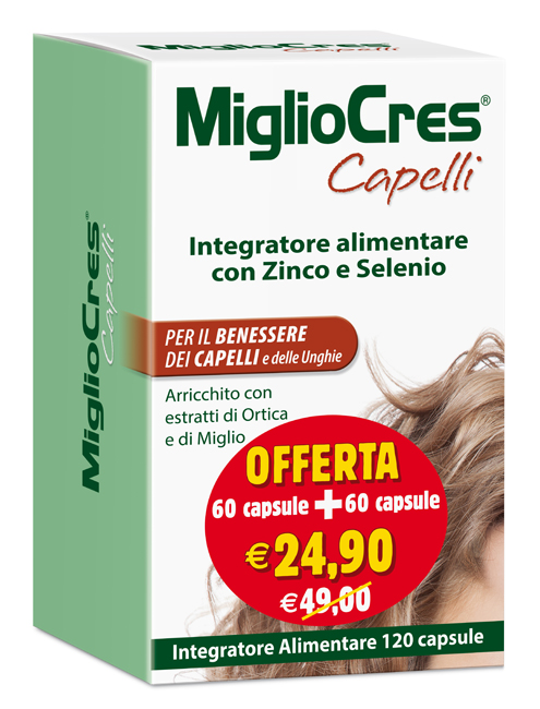 MIGLIOCRES 60+60 CAPSULE 60 G PROMOZIONE - Farmafamily.it