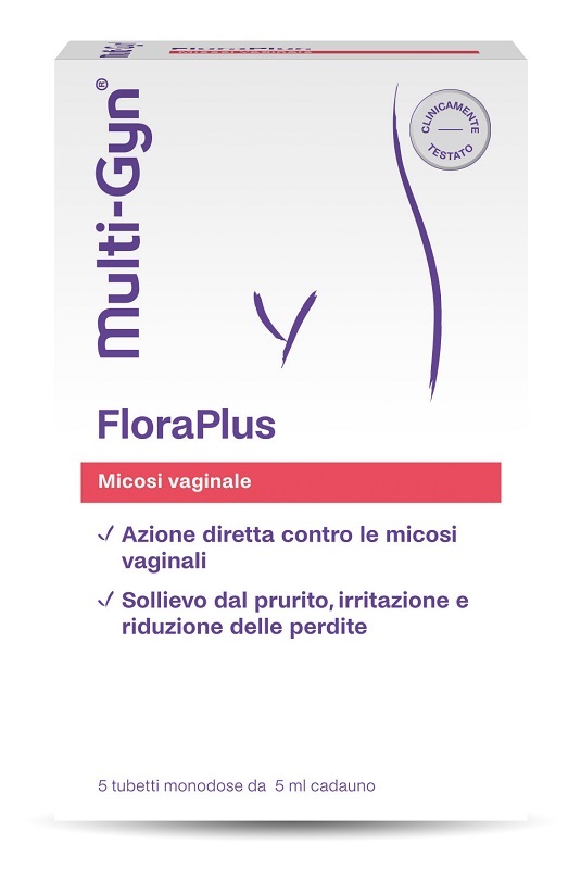 FLORAPLUS MULTI-GYN CANDIDOSI VAGINALE 5 TUBETTI X 5 ML - Farmafamily.it