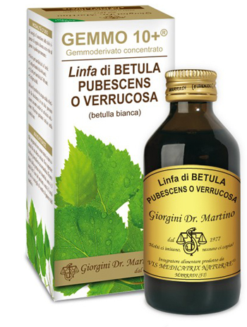 GEMMO 10+ BETULLA B LINFA 100 ML LIQUIDO ANALCOLICO - Farmafamily.it