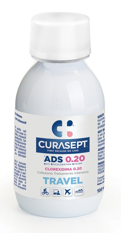 CURASEPT COLLUTORIO 0,20 ADS TRAVEL 100 ML - Farmafamily.it