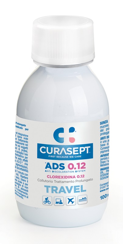 CURASEPT COLLUTORIO 0,12 TRAVEL ADS 100 ML - Farmafamily.it