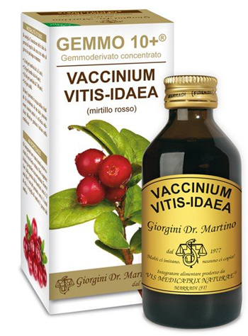 GEMMO 10+ MIRTILLO ROSSO LIQUIDO ANALCOLICO 100 ML - Farmafamily.it