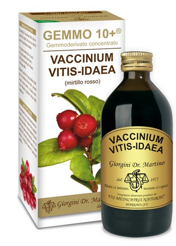 GEMMO 10+ MIRTILLO ROSSO LIQUIDO ANALCOLICO 200 ML - Farmafamily.it
