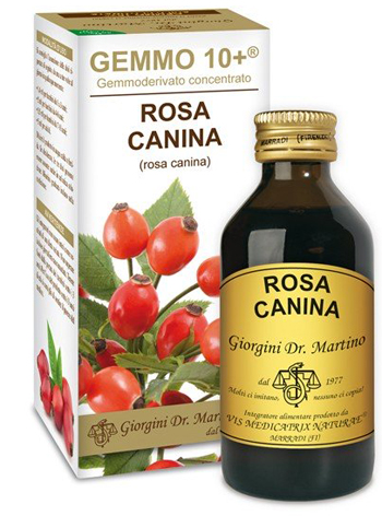 GEMMO 10+ ROSA CANINA LIQUIDO ANALCOLICO 100 ML - Farmafamily.it