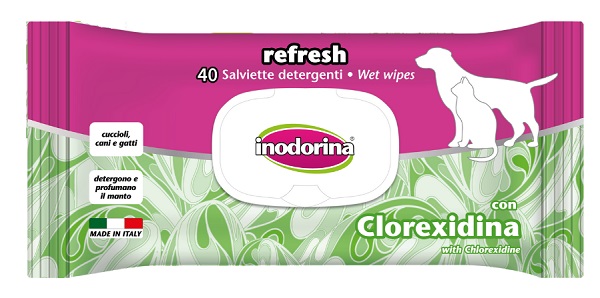 SALVIETTE CLOREXIDINA INODORINA 40 PEZZI - Farmafamily.it