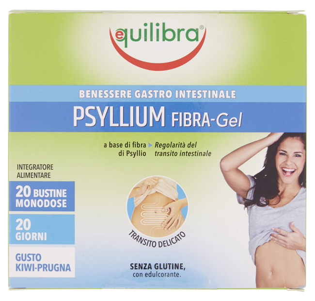 PSYLLIUM FIBRA GEL GUSTO KIWI PRUGNA 20 BUSTINE MONODOSE - Farmafamily.it