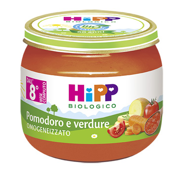 HIPP BIO HIPP BIO OMOGENEIZZATO SUGO POMODORO VERDURE 2X80 G - Farmafamily.it