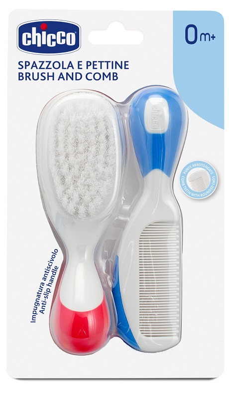 CHICCO SPAZZOLA + PETTINE NYLON - Farmafamily.it