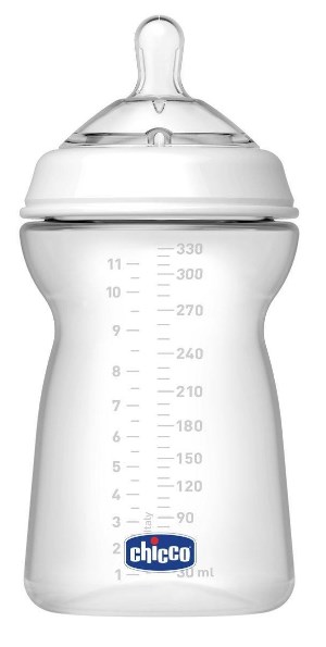 CHICCO BIBERON NATURAL FEEL 6 MESI+330 ML VELOCE - Farmafamily.it