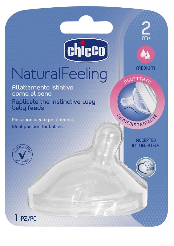 CHICCO TETTARELLA STEPUP NEW 2M+ FLUSSO MEDIO - Farmafamily.it