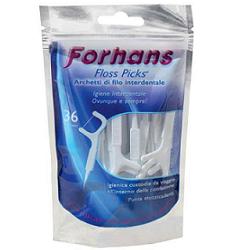 FORHANS ARCHETTI INTERDENTALI FLOSS PICKS 36PZ - Farmafamily.it