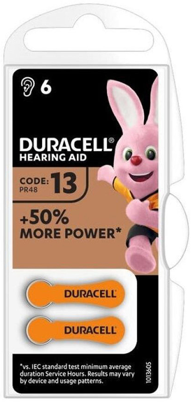 DURACELL EASY TAB 13 ARANCIO BATTERIA PER APPARECCHIO ACUSTICO - Farmafamily.it