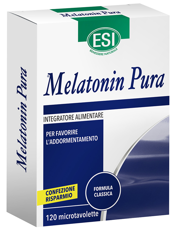 ESI MELATONIN PURA 120 MICROTAVOLETTE - Farmafamily.it