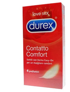 PROFILATTICO DUREX CONTATTO COMFORT 4 PEZZI - Farmafamily.it