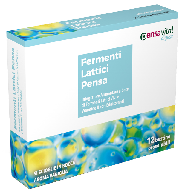 FERMENTI LATTICI VIVI E VITAMINE B 12 VANIGLIA BUSTINE OROSOLUBILI - Farmafamily.it