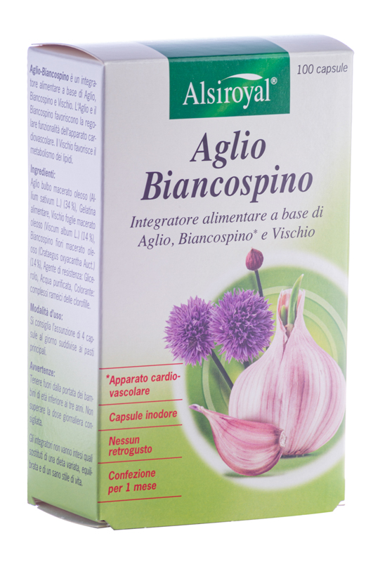 AGLIO BIANCOSPINO 100 CAPSULE - Farmafamily.it