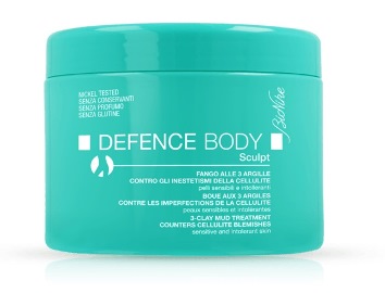 DEFENCE BODY ANTICELLULITE FANGO ALLE 3 ARGILLE VASO 500 G - Farmafamily.it