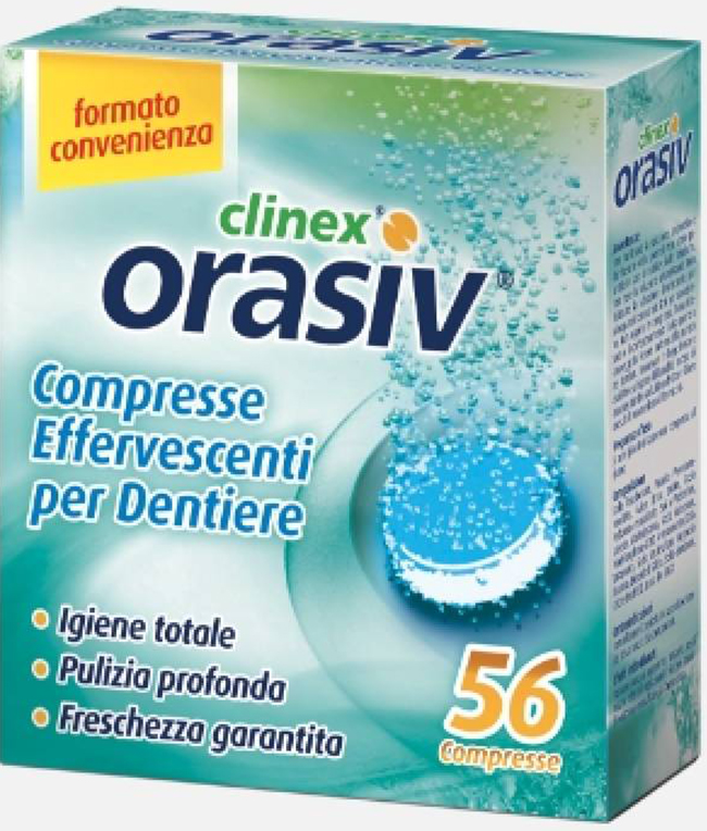 ORASIV CLINEX 56 COMPRESSE EFFERVESCENTI - Farmafamily.it