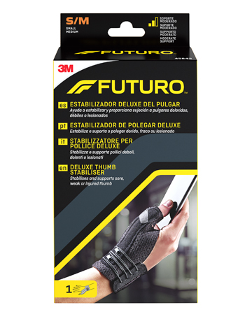 STABILIZZATORE PER POLLICE FUTURO NERO SMALL/MEDIUM 1 PEZZO - Farmafamily.it