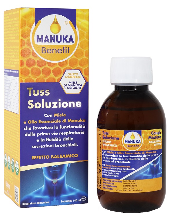 MANUKA BENEFIT TUSS SOLUZIONE 140 ML - Farmafamily.it