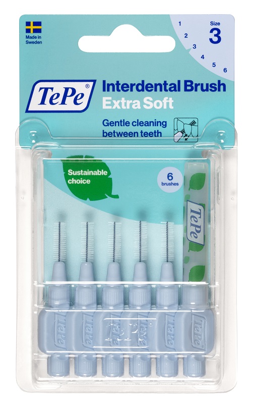 TEPE SCOVOLINO XSOFT BLU 0,6 MM 6 PEZZI - Farmafamily.it