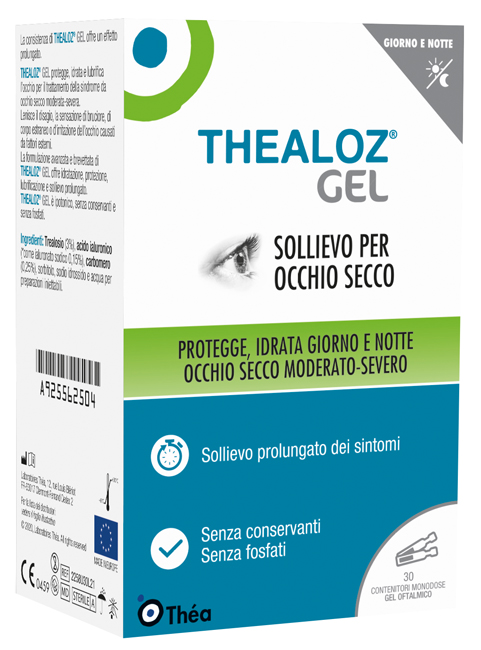 THEALOZ GEL OFTALMICO 30 CONTENITORI MONODOSE 0,4 G - Farmafamily.it