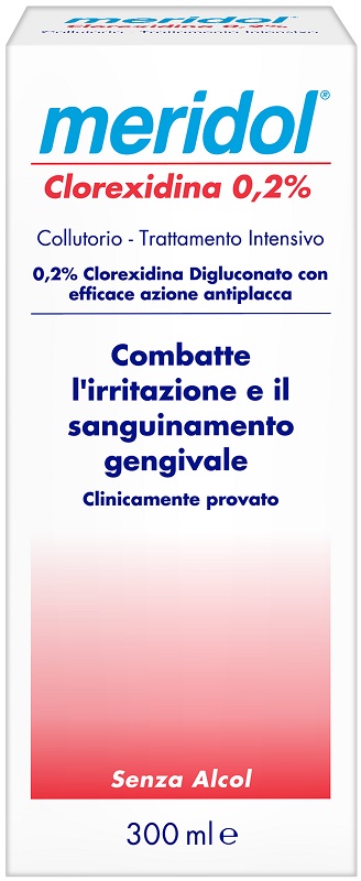 MERIDOL CLOREXIDINA 0,2% COLLUTORIO 300 ML - Farmafamily.it