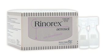 FIALA PER AEROSOL RINOREX BICARBONATO 25 FIALE 3 ML - Farmafamily.it