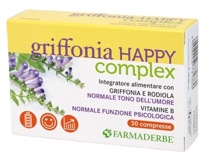 GRIFFONIA HAPPY COMPLEX 30 COMPRESSE - Farmafamily.it