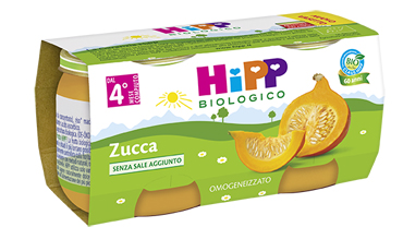 HIPP BIO HIPP BIO OMOGENEIZZATO ZUCCA 2X80 G - Farmafamily.it