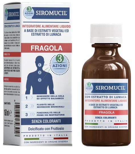 SIROMUCIL 3 AZIONI FRAGOLA 150 ML - Farmafamily.it