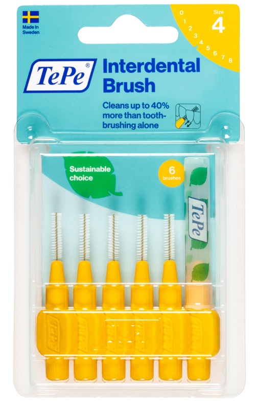 TEPE SCOVOLINO GIALLO 0,7 MM 6 PEZZI - Farmafamily.it