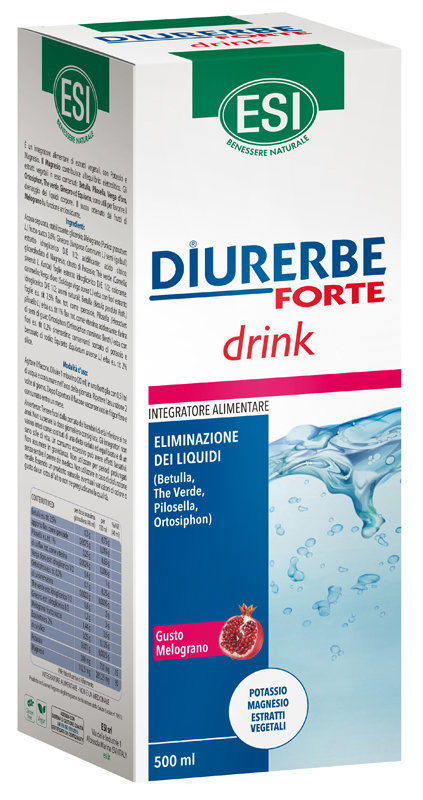 ESI DIURERBE FORTE DRINK MELOGRANO 500 ML - Farmafamily.it