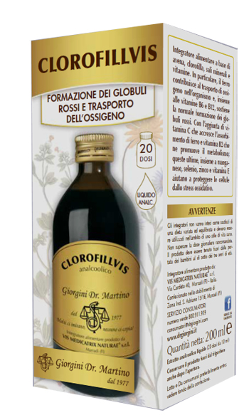 CLOROFILLVIS LIQUIDO ANALCOLICO 200 ML - Farmafamily.it