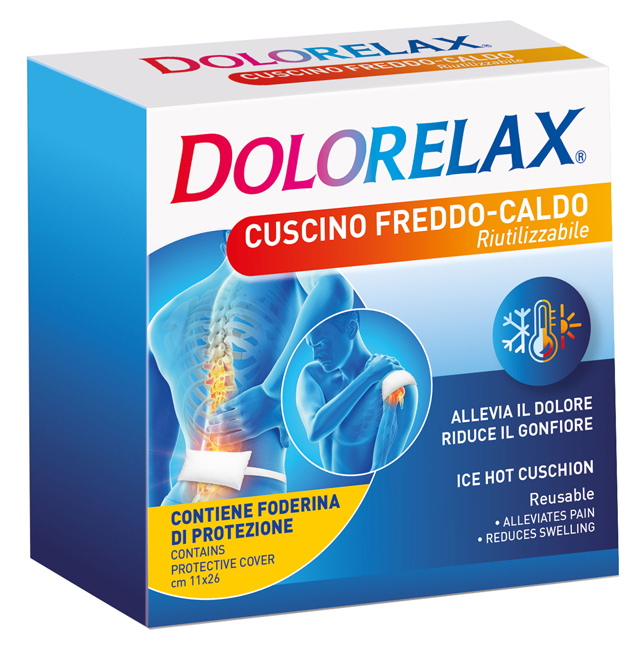 DOLORELAX ICE HOT CUSCINO RIUTILIZZABILE 11X26 CM 2 PEZZI - Farmafamily.it