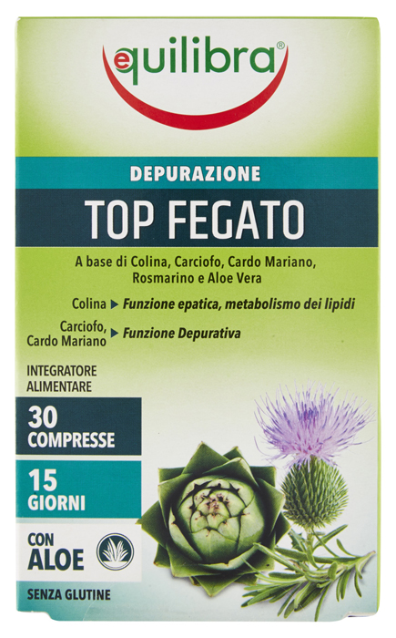 TOP FEGATO CON ALOE 30 COMPRESSE - Farmafamily.it