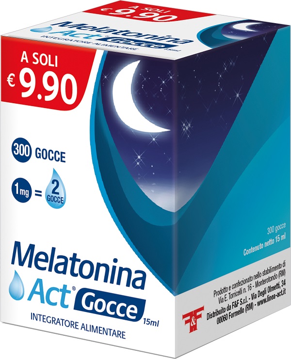 MELATONINA ACT GOCCE 15 ML - Farmafamily.it