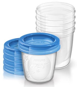 AVENT VASETTI VIA COPERCHIO 180 ML 5 PEZZI - Farmafamily.it