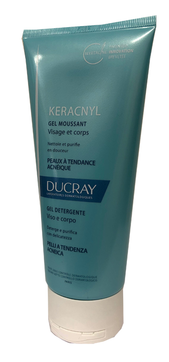 KERACNYL GEL MOUSSANT VISO CORPO 200 ML - Farmafamily.it