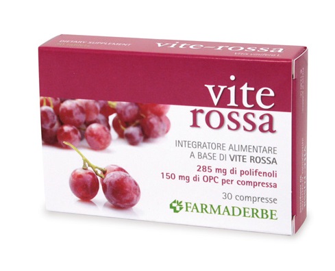 VITE ROSSA 30 COMPRESSE - Farmafamily.it