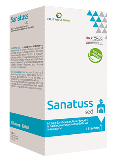 NUTRIFARMA SANATUSS SED 170 ML - Farmafamily.it