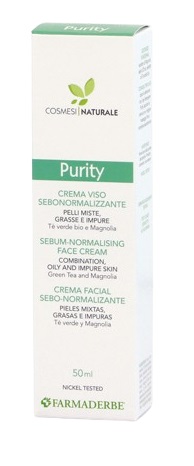 PURITY CREMA VISO SEBONORMALIZZANTE 50 ML - Farmafamily.it