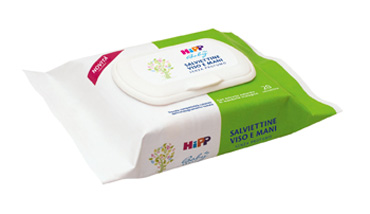 HIPP SALVIETTINE VISO&MANI 1X20 PEZZI - Farmafamily.it