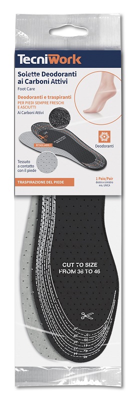 SOLETTE DEODORANTI AI CARBONI ATTIVI 1 PAIO - Farmafamily.it