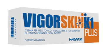 VIGORSKIN K1 PLUS CREMA PER LESIONI CUTANEE NON INFETTE 100 ML - Farmafamily.it