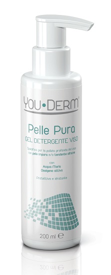 YOUDERM PELLE PURA GEL DETERGENTE VISO 200 ML - Farmafamily.it