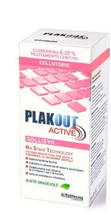 Plakout Active Sollievo 200 ml Collutorio  - Farmafamily.it